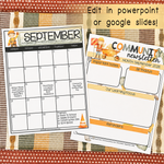 Autumn Curriculum Package